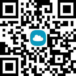 QR-kode med link til Jens ønskeliste på Ønskeskyen